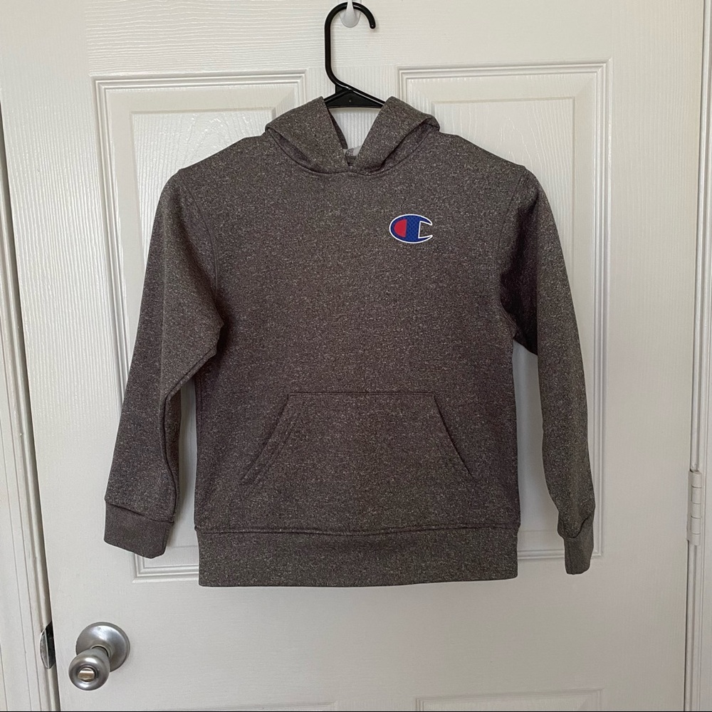 CHAMPION Boy’s Hoodie Authentic Athletic Wear Grey Size-M (7/8)